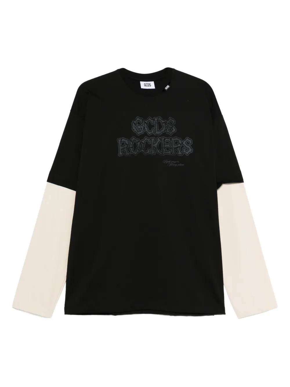 GCDS playera con logo estampado | negro | Image 1