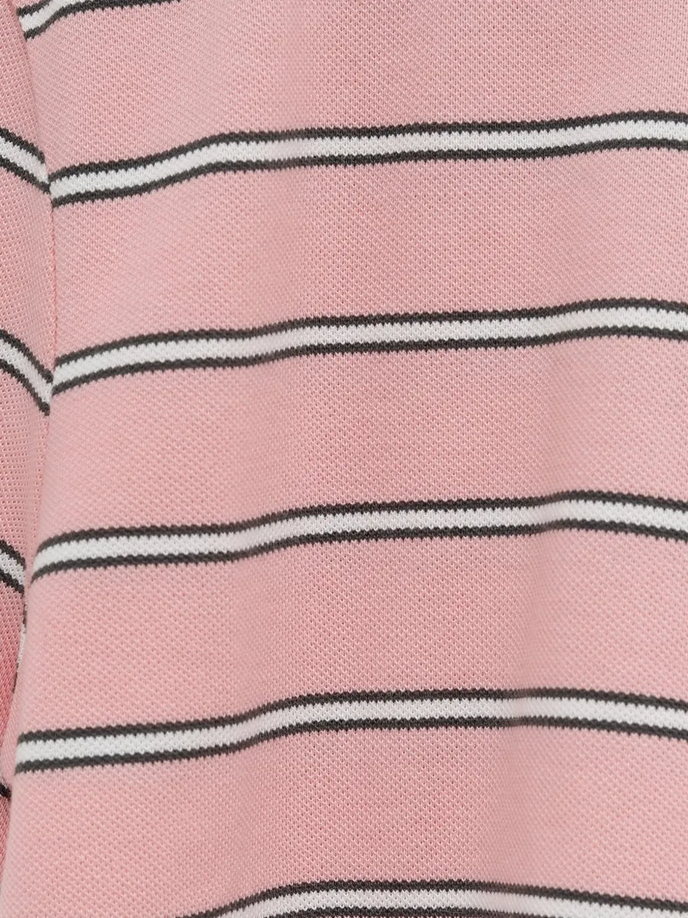 Paloma Wool Striped Button-down Polo Shirt In Pink