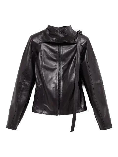 Paloma Wool Plomy zip-up leather jacket