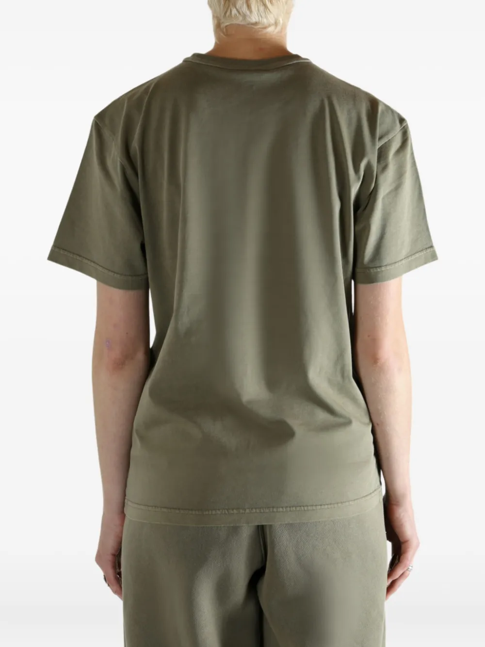 Alexander Wang Embossed T-shirt In Green