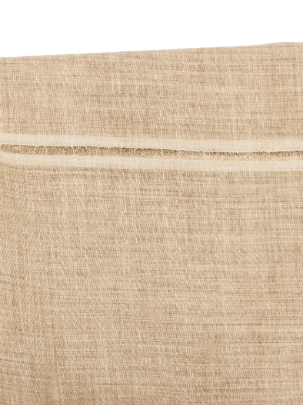 Uma Wang Striped Fringed-edge Scarf In Neutral