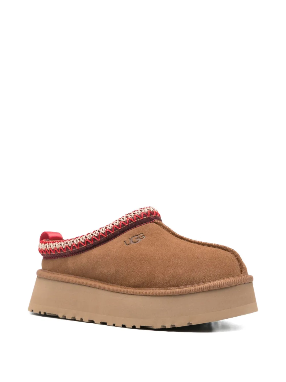 Ugg Tazz Chestnut Suede Slipper In Brown