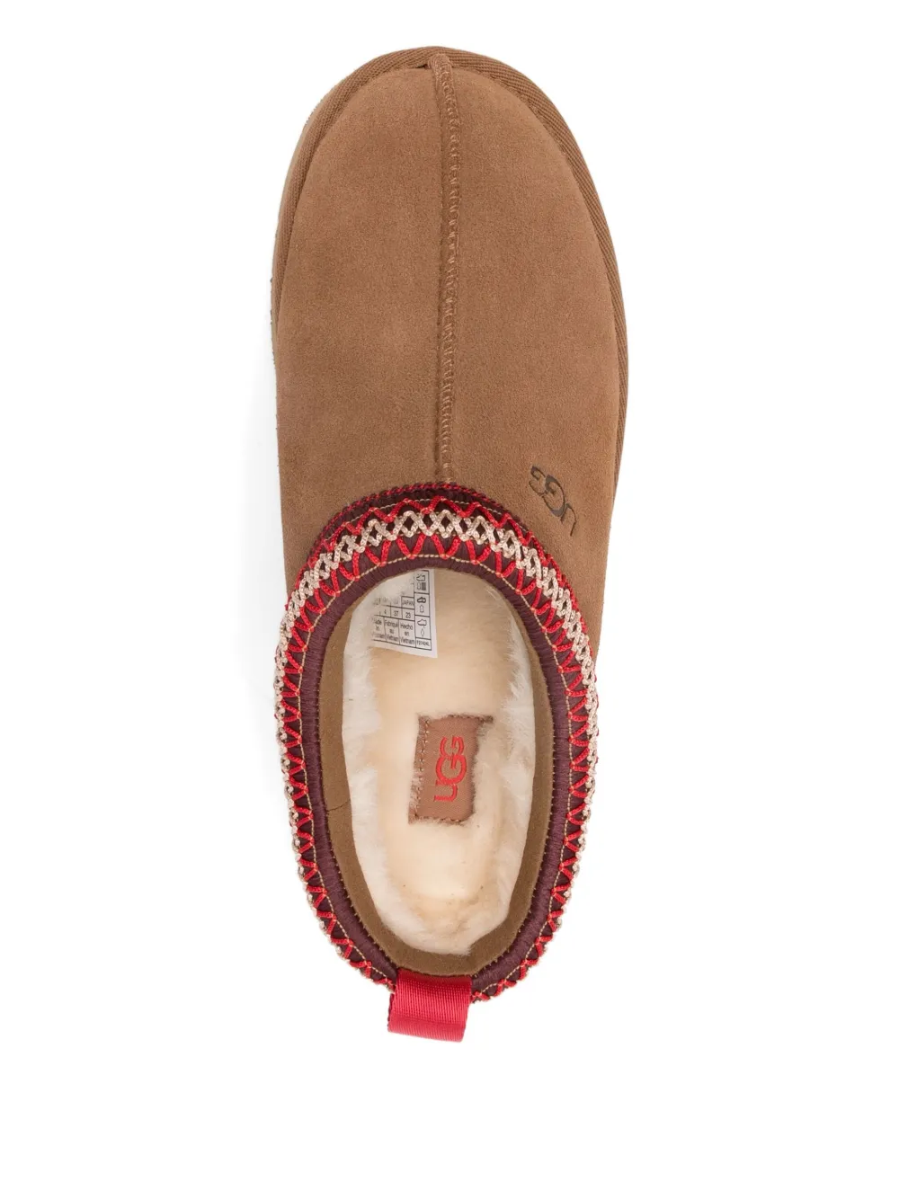Ugg Tazz Chestnut Suede Slipper In Brown