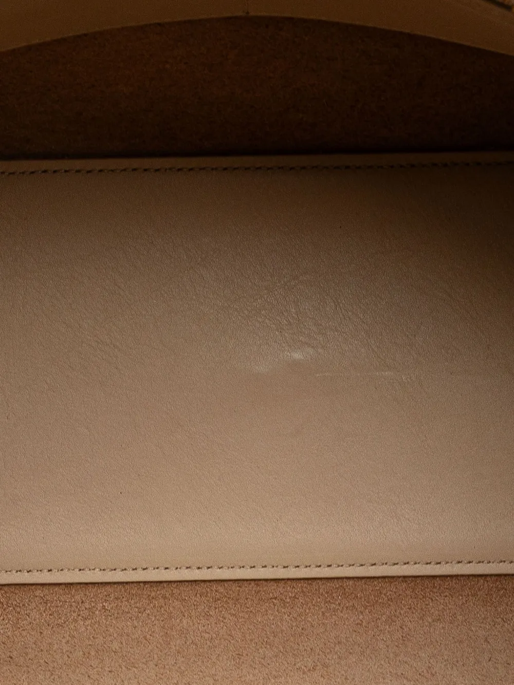Pre-owned Saint Laurent 2013-2025 Small Leather Classic Y Cabas Satchel In Brown