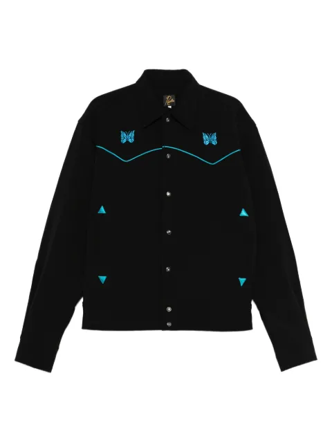 Needles butterfly-appliqué jacket