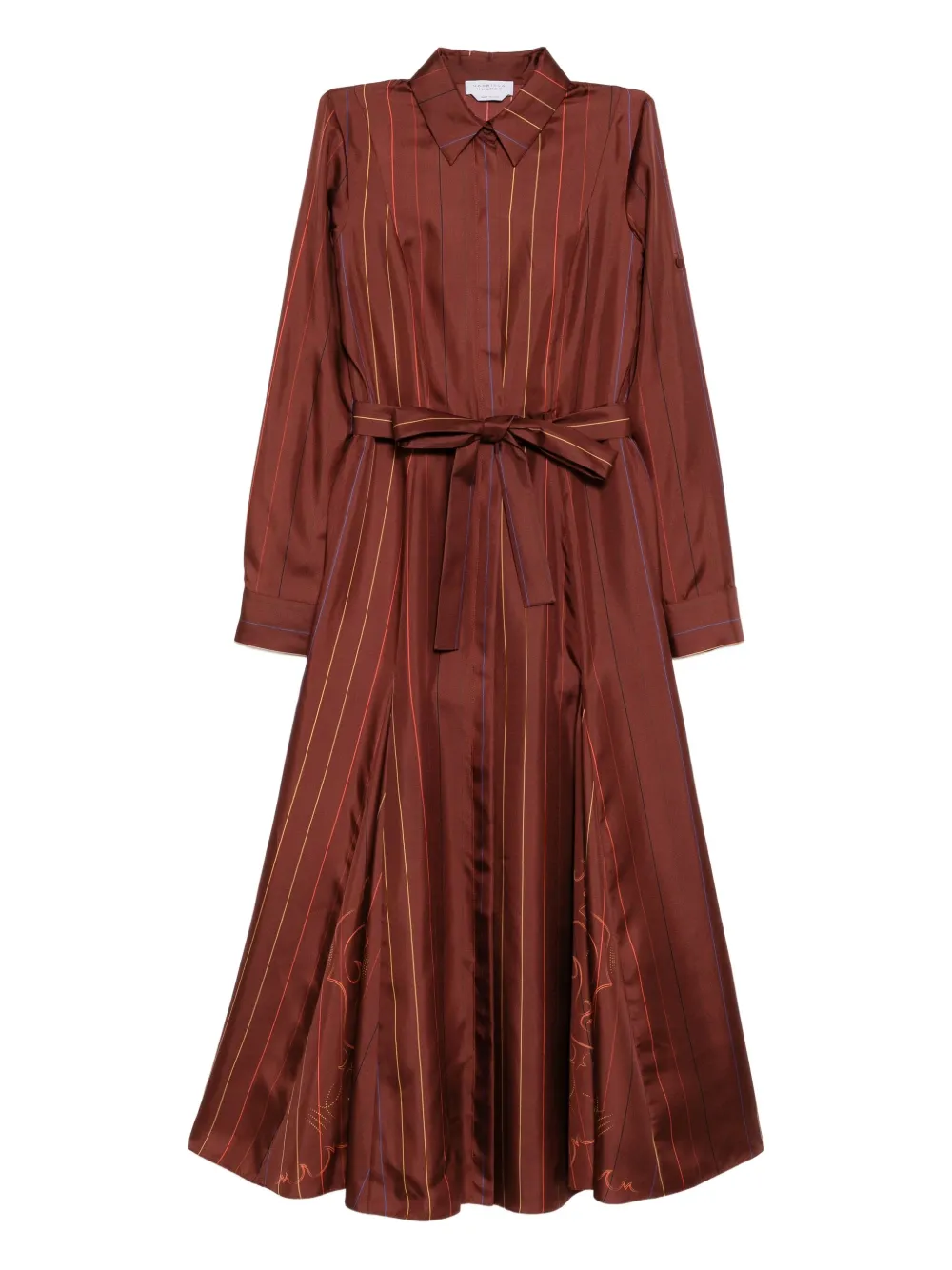 Gabriela Hearst Galway Dress In Brown