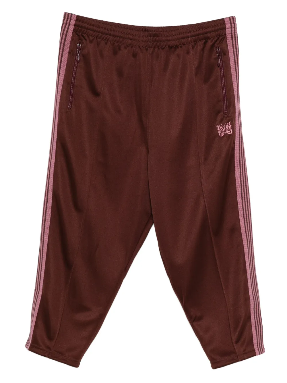 Needles side-stripe logo-detail pants | Red | Image 1