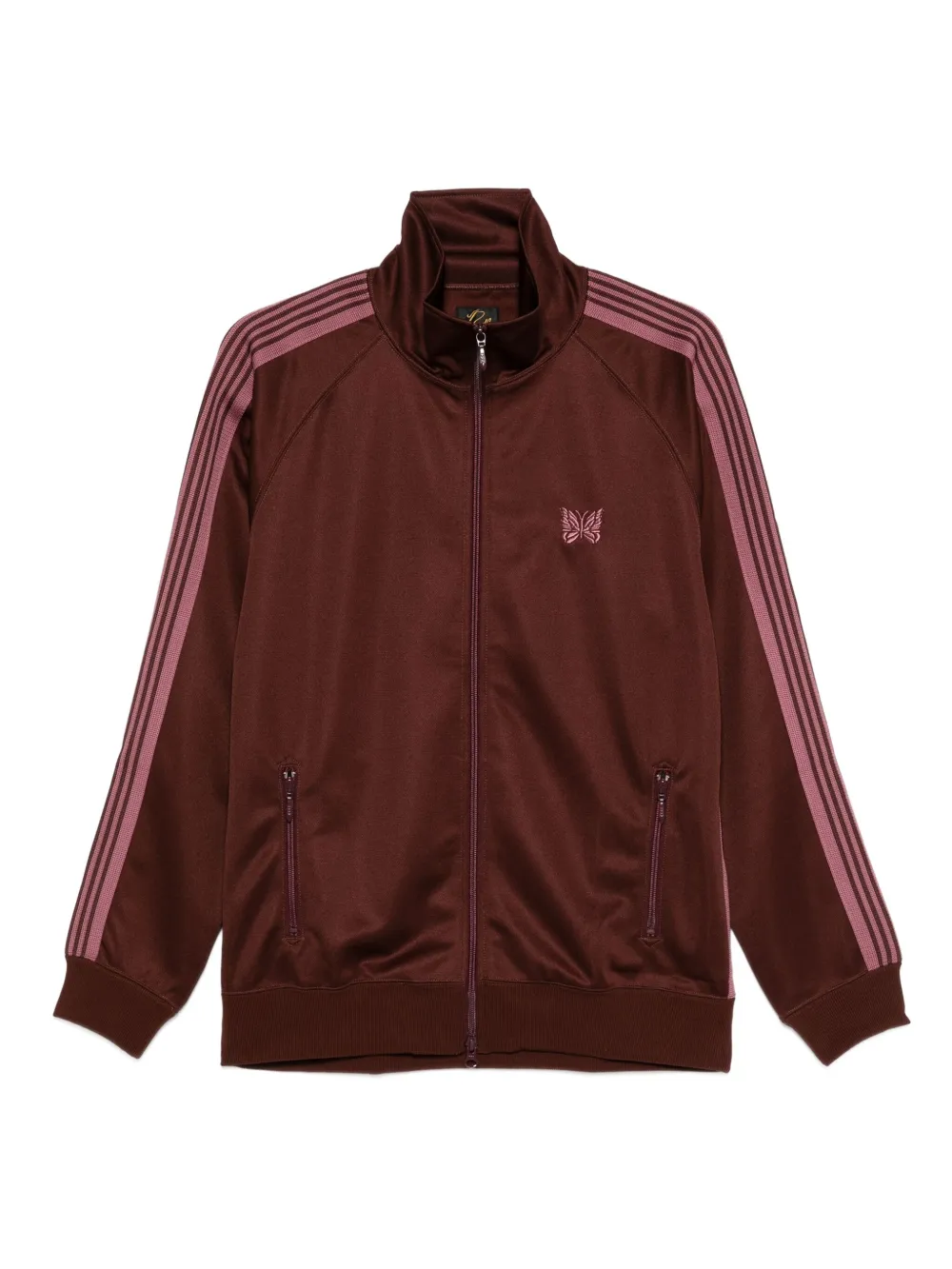 Needles striped zip jacket | Brown | Image 1