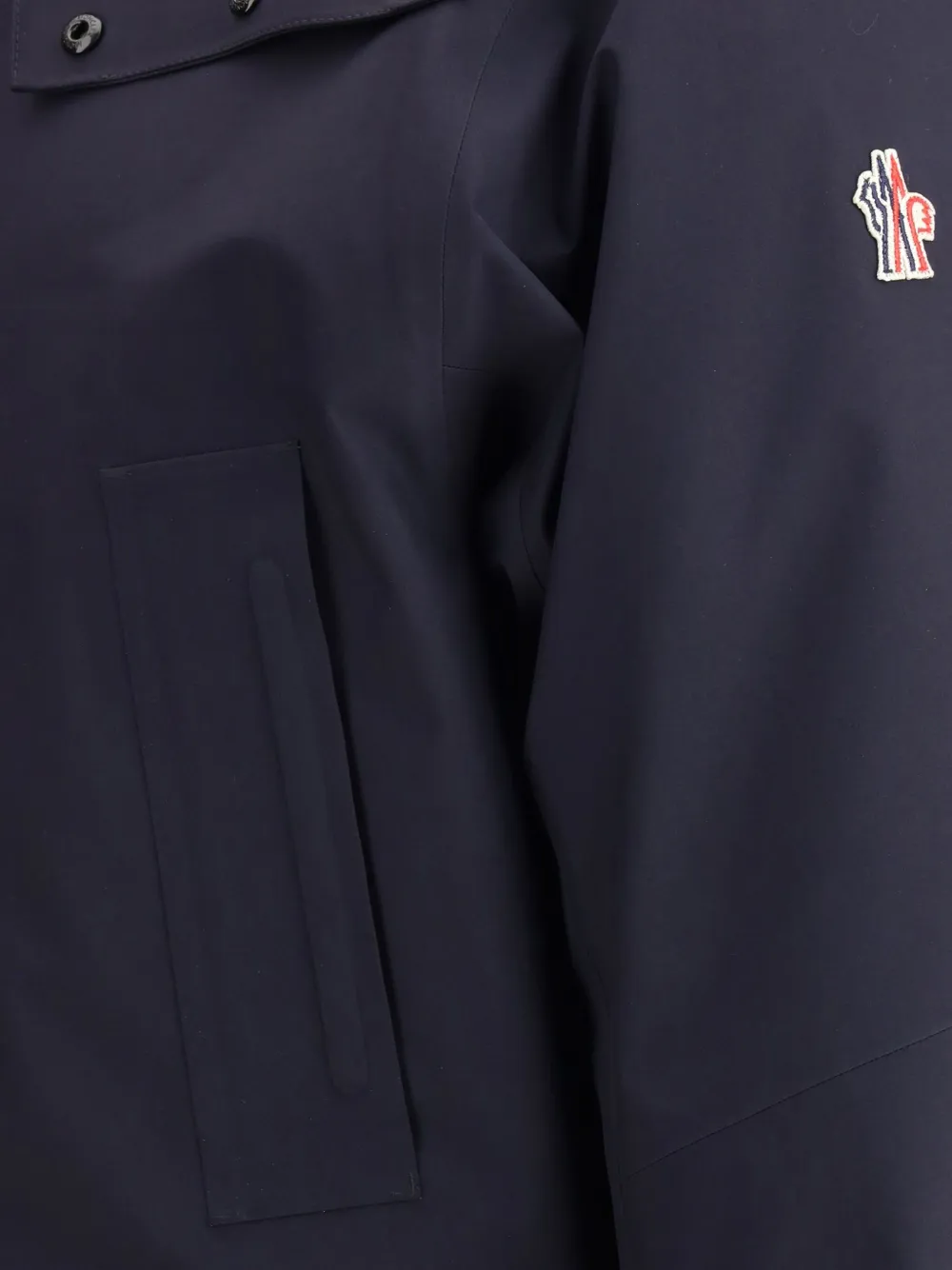 Moncler Grenoble Konza jack met capuchon en zak Blauw