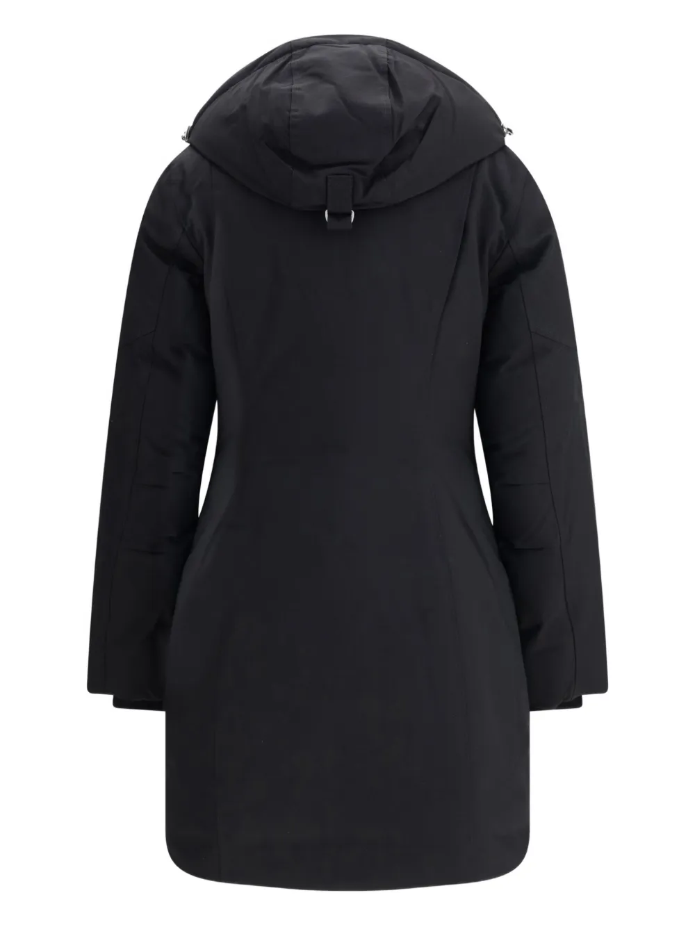 Moose Knuckles Stirling Pompom Hooded Parka In Black