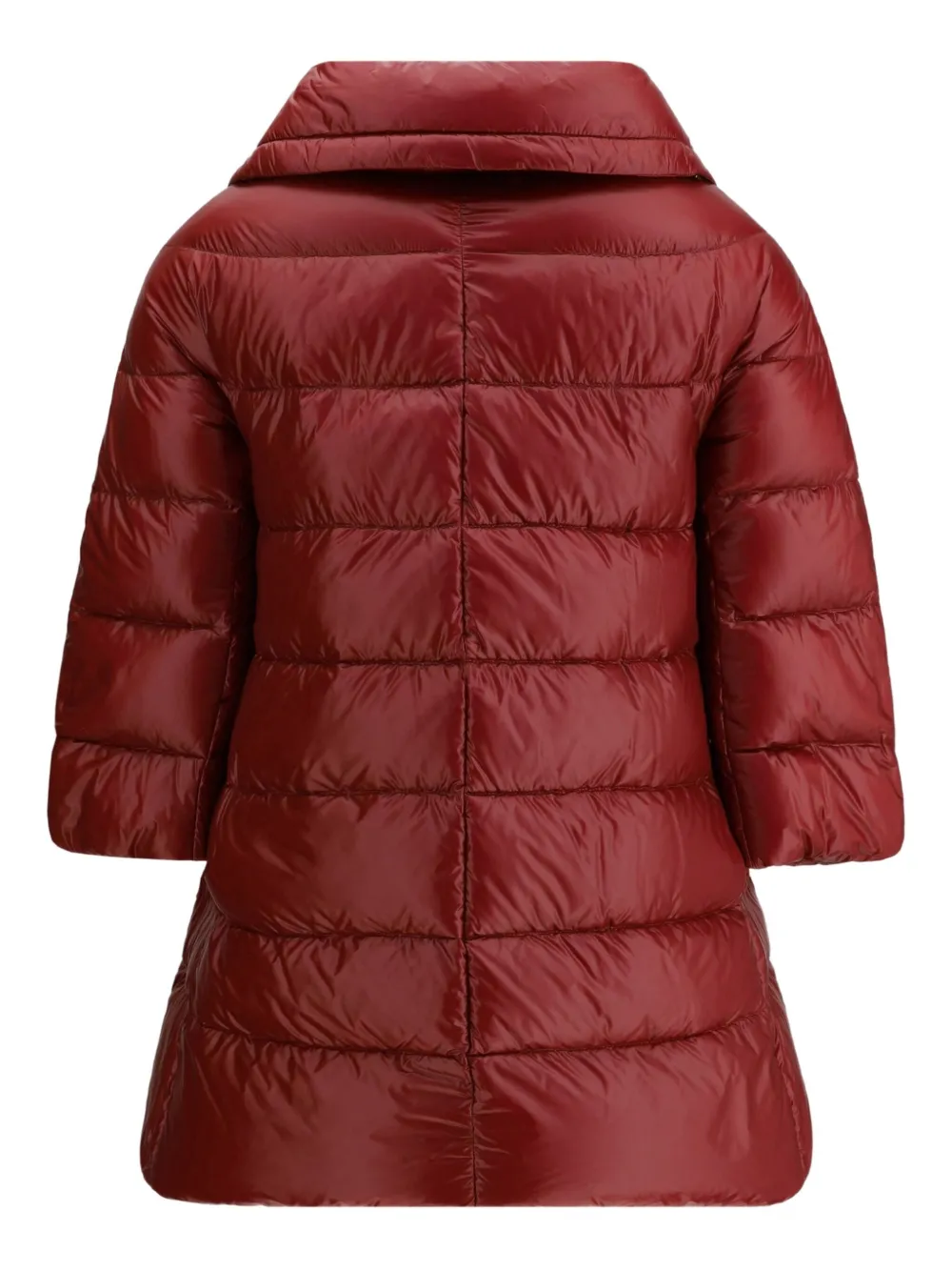 Herno Women Midi Down Jacket In Red