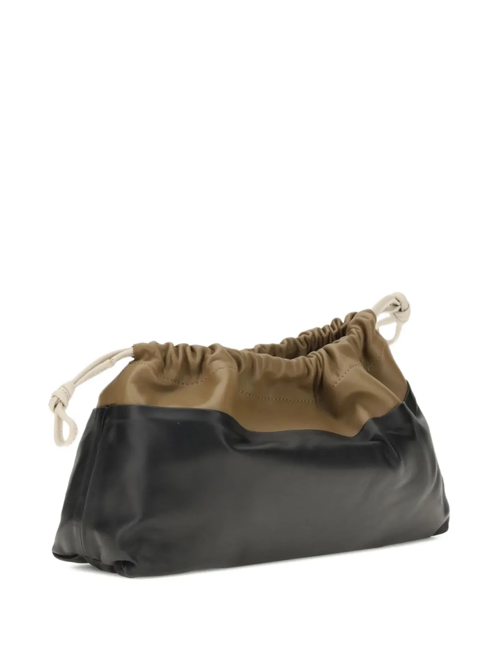 Pierre Hardy leather clutch bag - Zwart