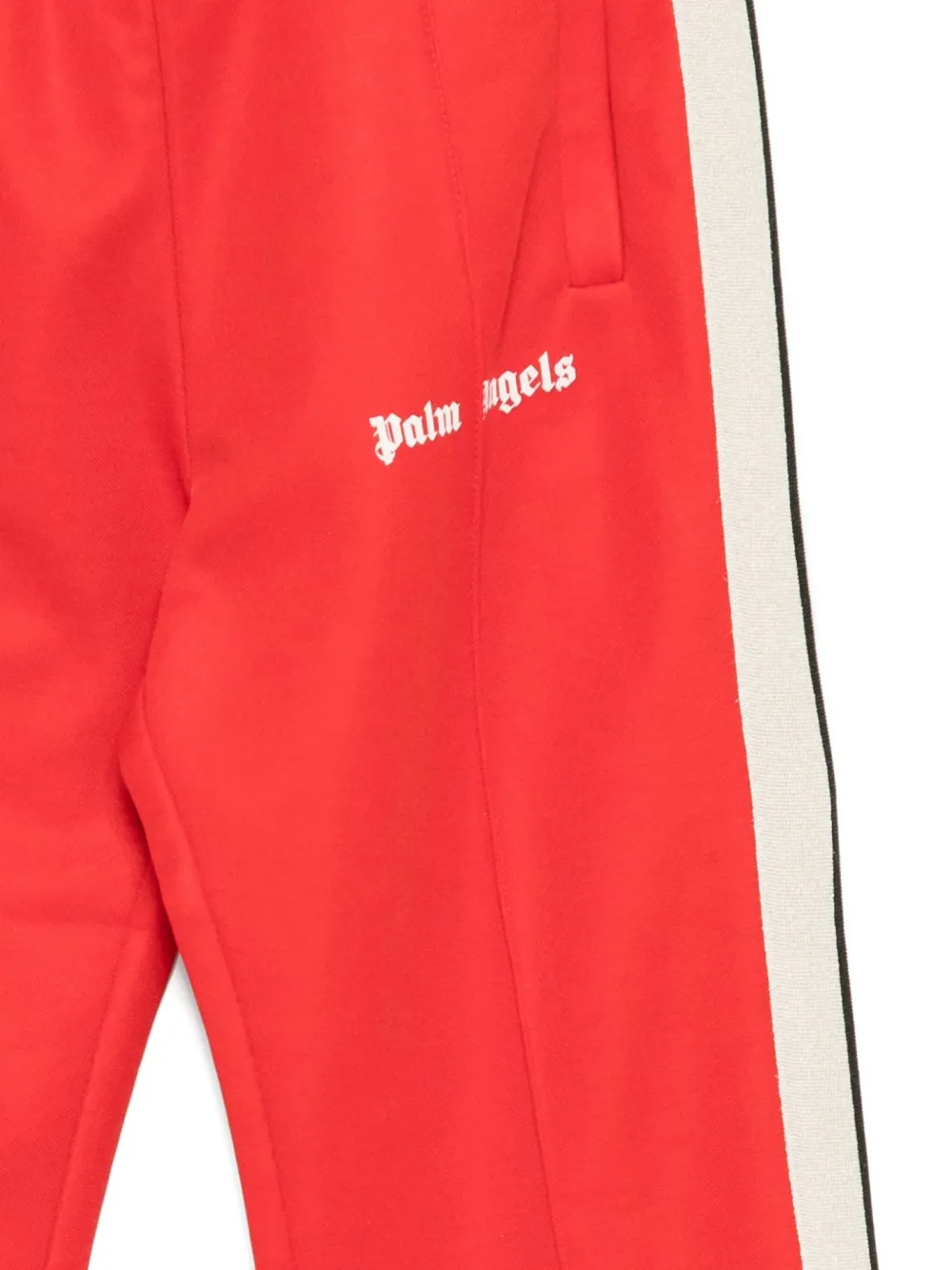 Palm Angels Kids Broek met logodetail Rood