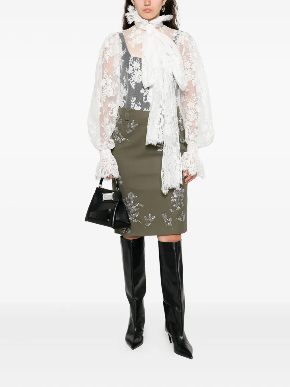 MARKGONG lace tie blouse | Blouses | Image 2