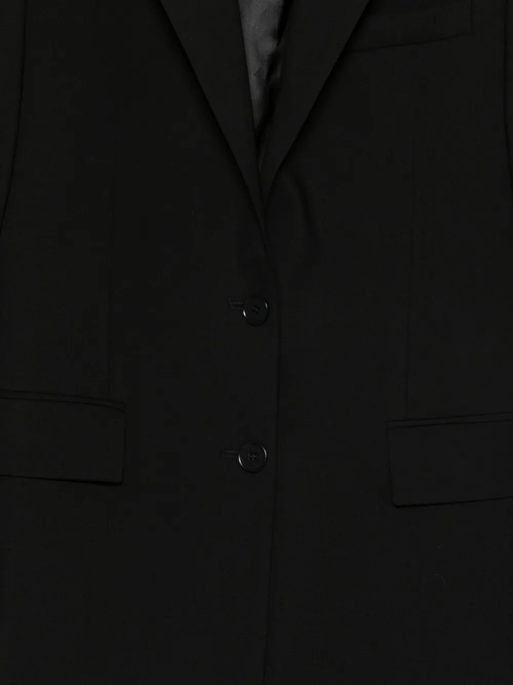 Msgm Buttoned Embellished-cuff Jacket In Black