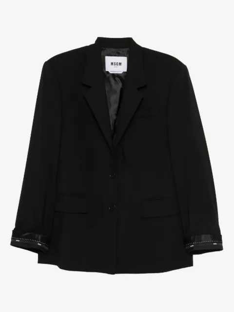 MSGM buttoned embellished-cuff jacket