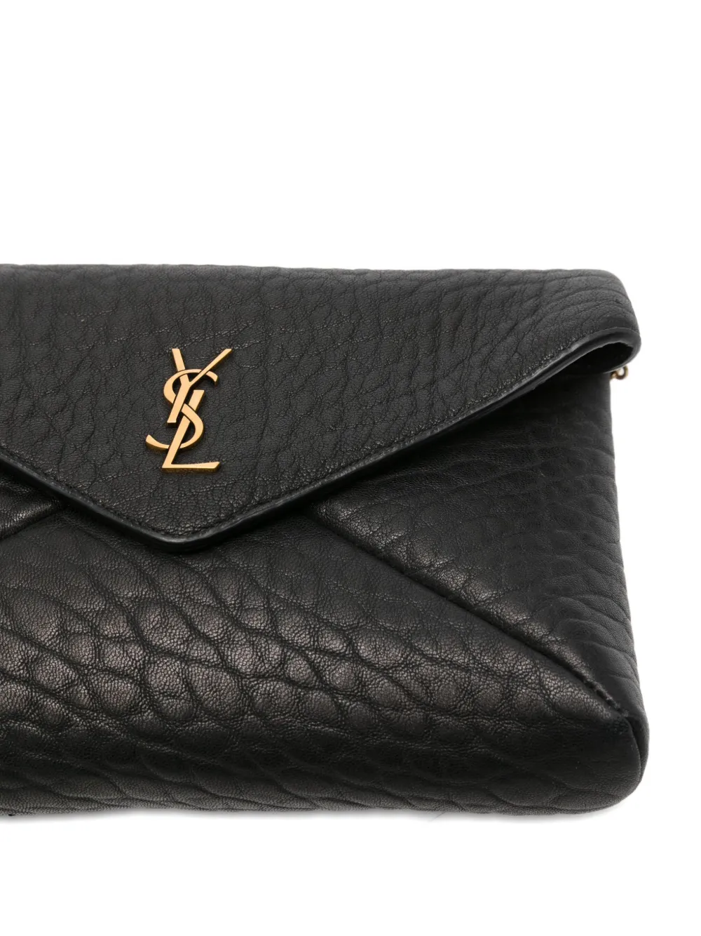 Saint Laurent Envelope Crossbody Bag In Black