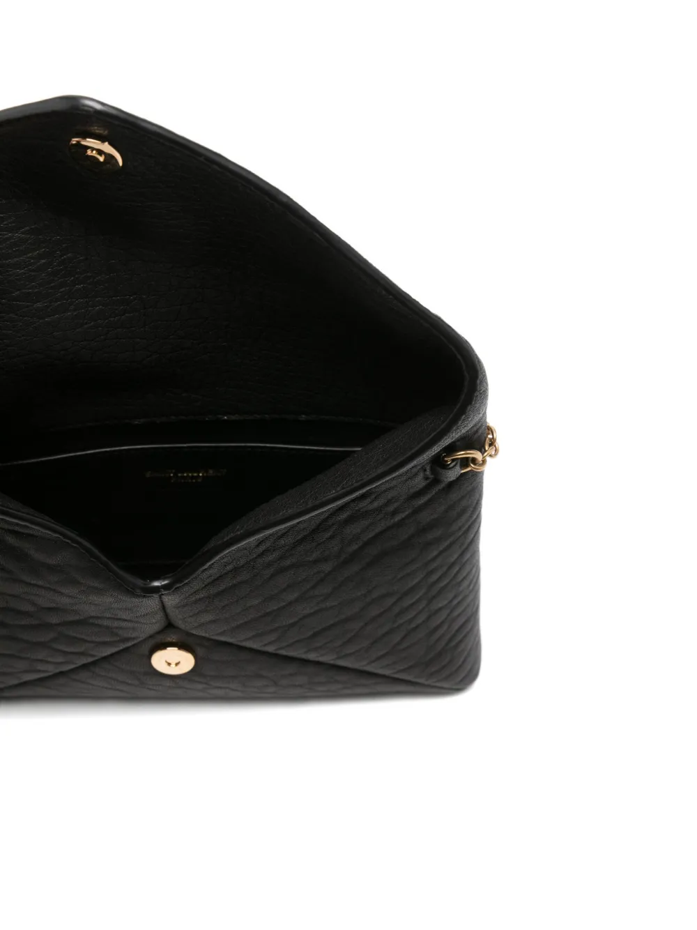 Saint Laurent Envelope Crossbody Bag In Black