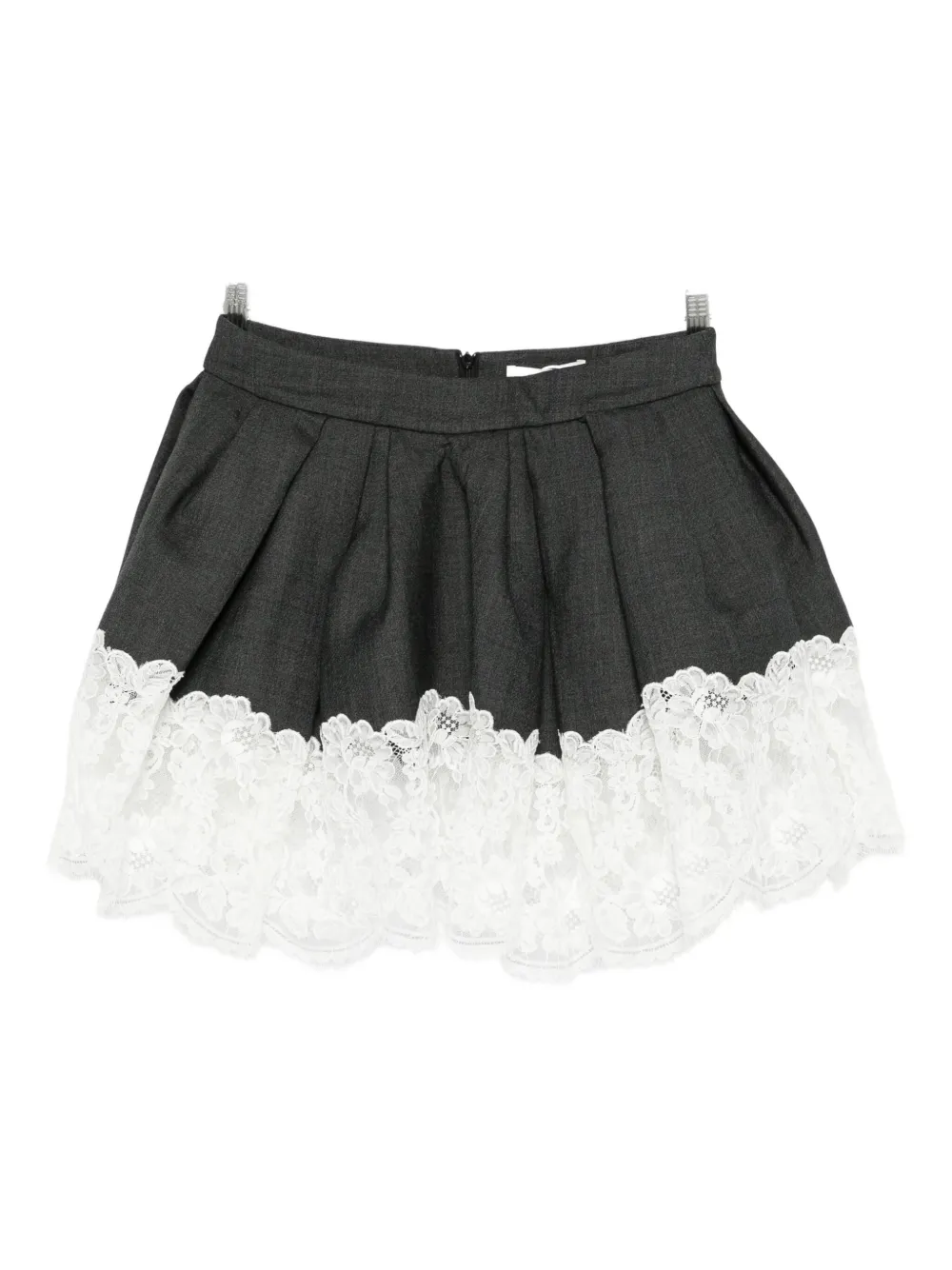 MARKGONG lace-trim skirt | Grey | Image 1