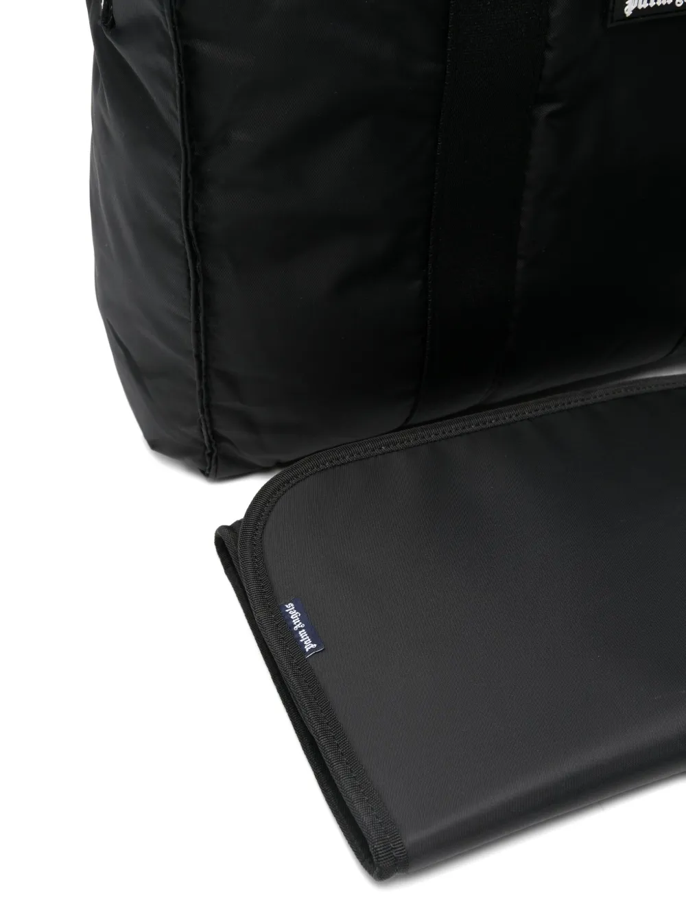 Palm Angels Kids Luiertas met logoband Zwart