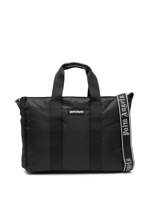 Palm Angels Kids logo-patch changing bag