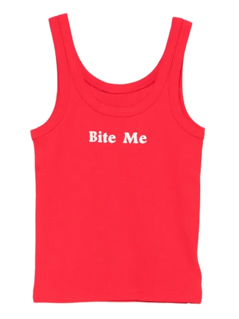 MARKGONG camiseta con eslogan bordado