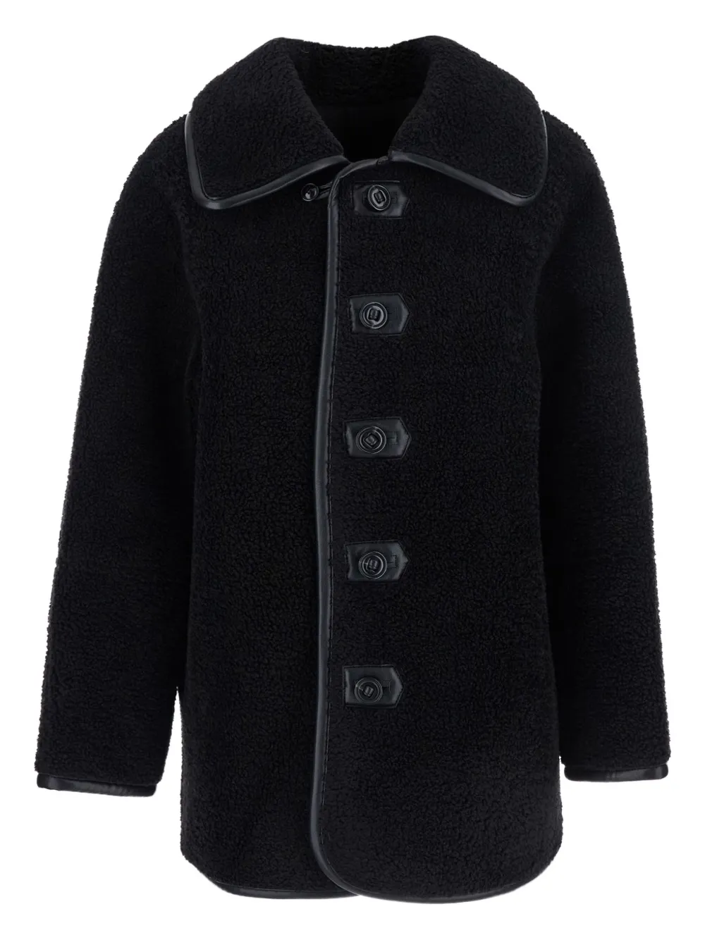 Low Classic chamarra con botones | negro | Image 1