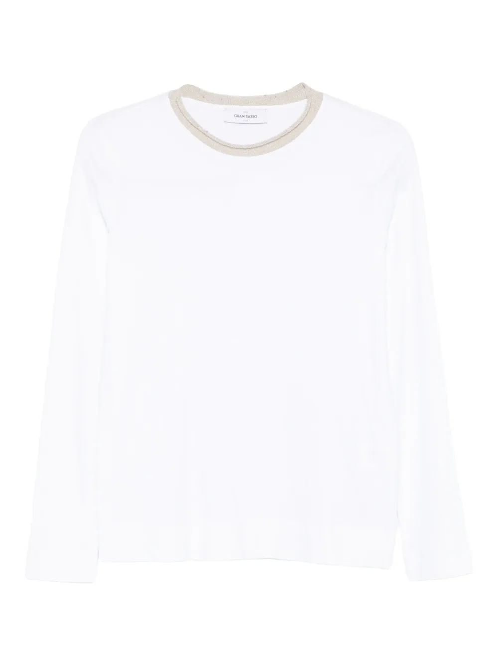 Gran Sasso T-shirt a maniche lunghe - Bianco