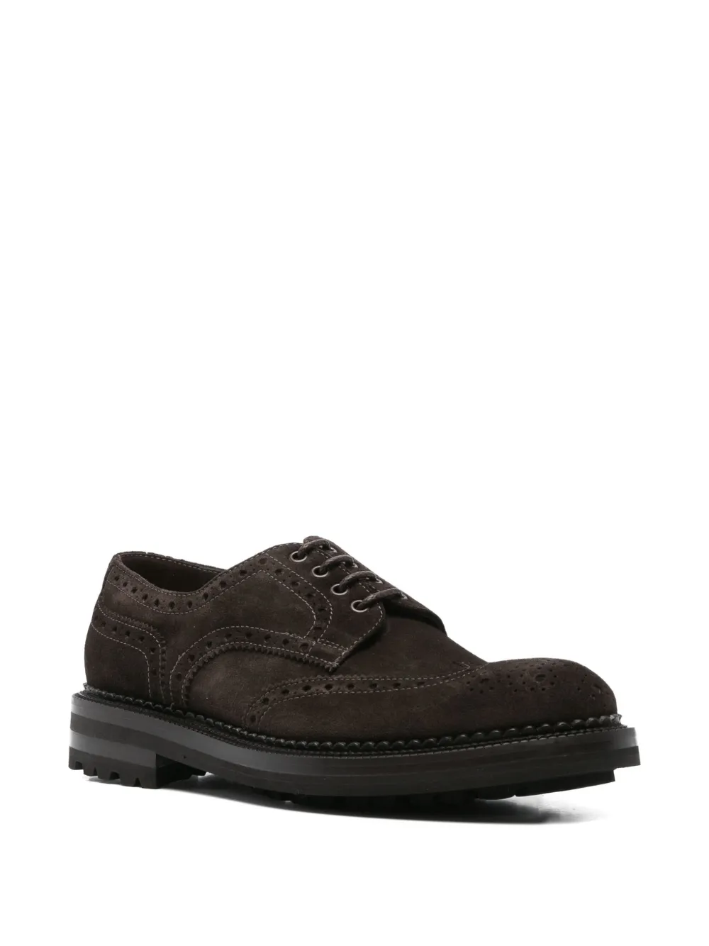 Green George suede derby shoes | Derby Shoes | Image 2