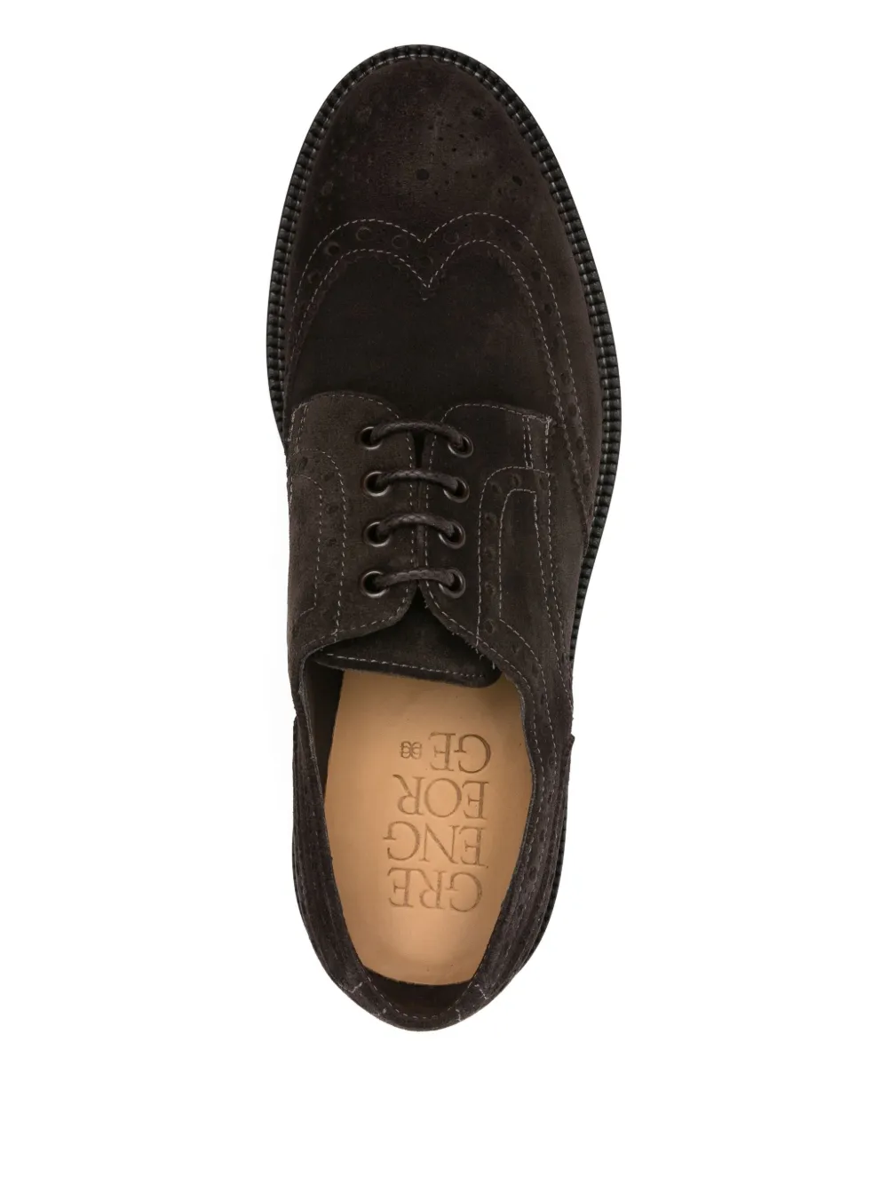Green George Suède derby schoenen Bruin