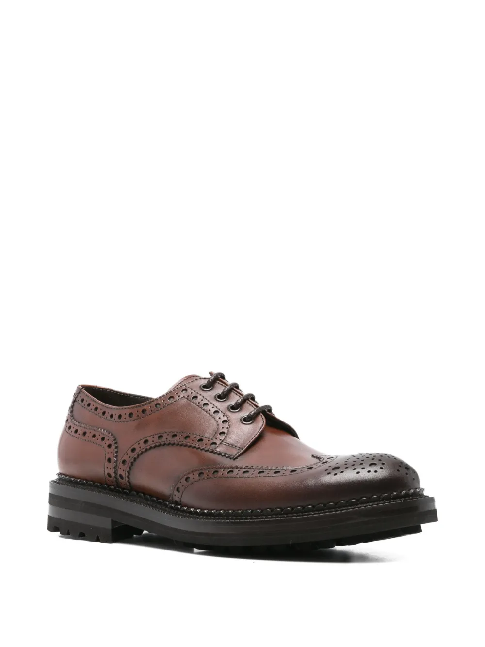 Green George leather derby shoes | Derby Shoes | Image 2