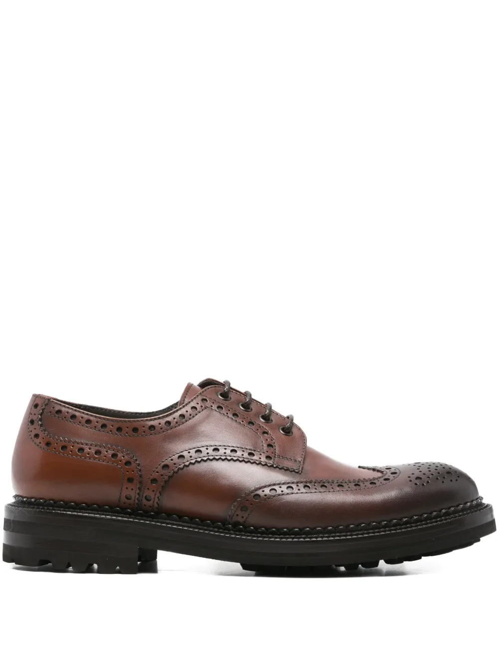 Green George leather derby shoes - ブラウン Green George leather derby shoes - ブラウン