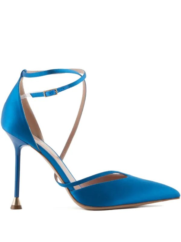 Giorgio Armani Ankle-strap Pumps in Blue