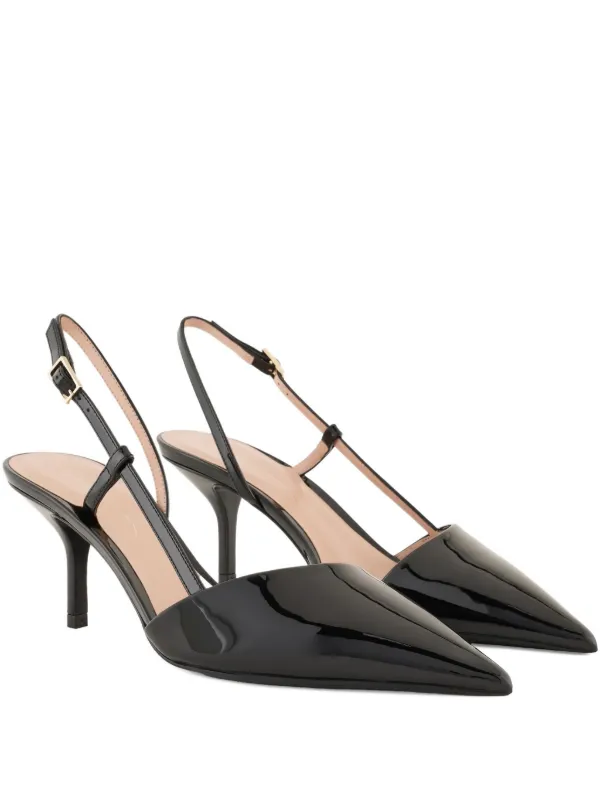 Giorgio Armani 65mm Pointed-toe Pumps in Black