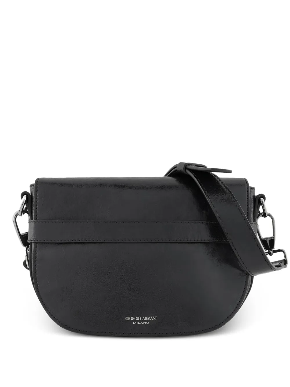 Giorgio Armani buckle strap shoulder bag | Black | Image 1