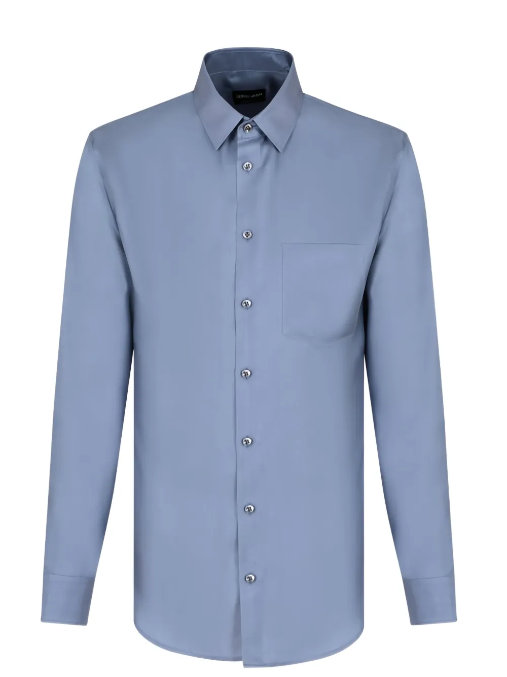 Giorgio Armani Overhemd met zak en knopen - Blauw
