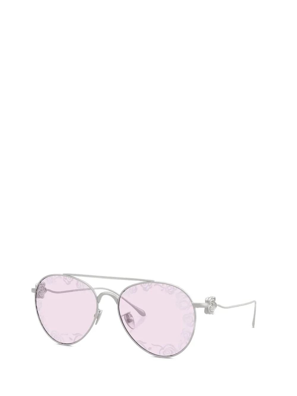 Giorgio Armani round-frame sunglasses - Zilver