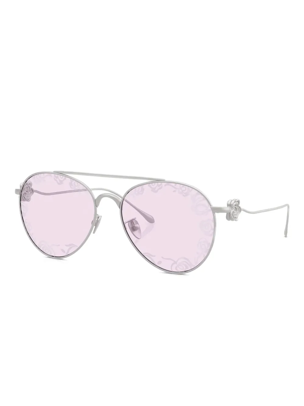Giorgio Armani round-frame sunglasses - Argento