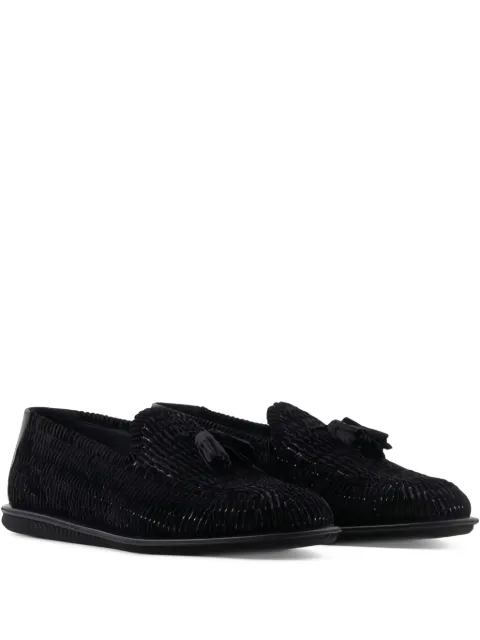 Giorgio Armani mocasines con detalle de borlas