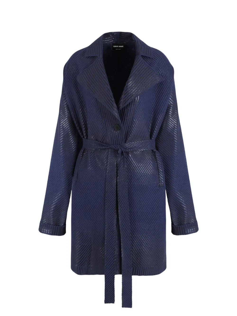 Giorgio Armani belted coat | Single Breasted Coats | Image 2