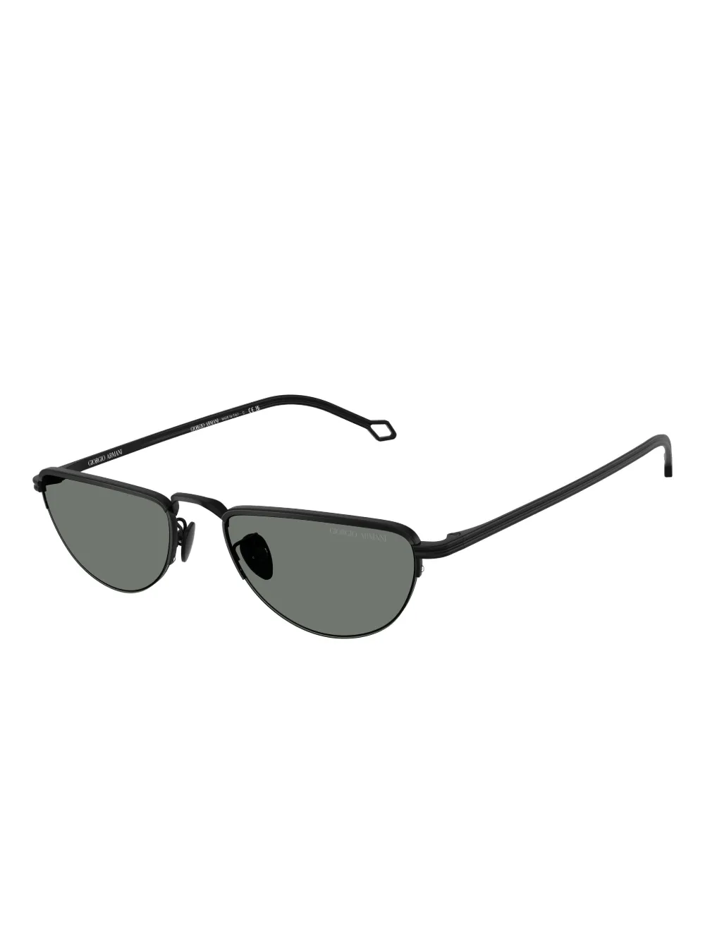 Giorgio Armani round-frame sunglasses | Black | Image 1