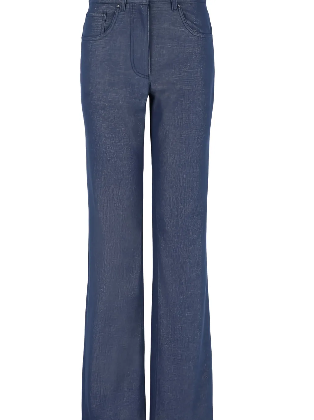 Giorgio Armani Broek met zak met knoop - Blauw
