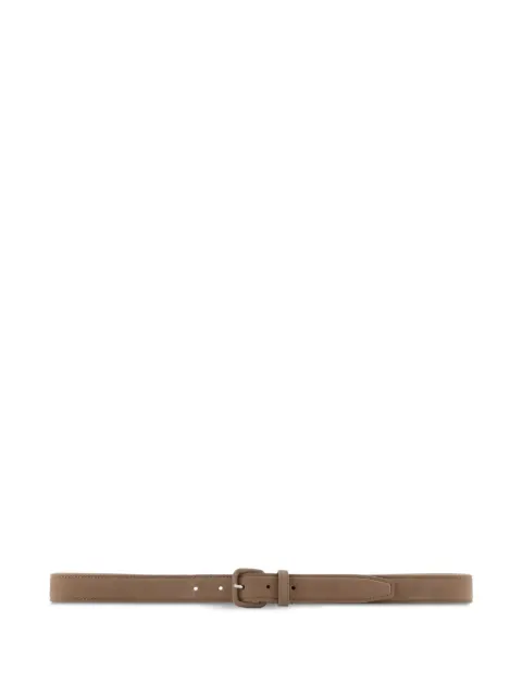 Giorgio Armani suede buckle belt