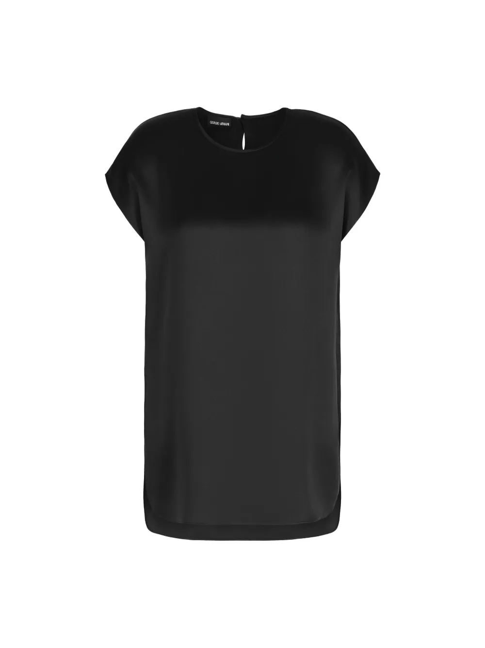 Giorgio Armani short-sleeve blouse - Zwart