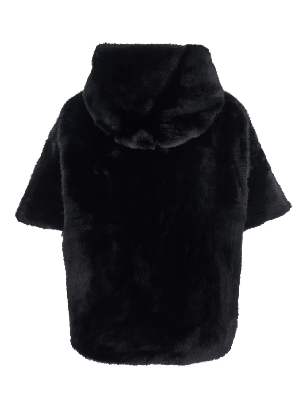 Giovanni Paris hooded short-sleeved coat | معاطف فرو صناعي | Image 2