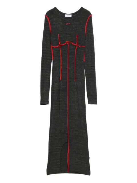 Off-White whipstitch-detail dress 