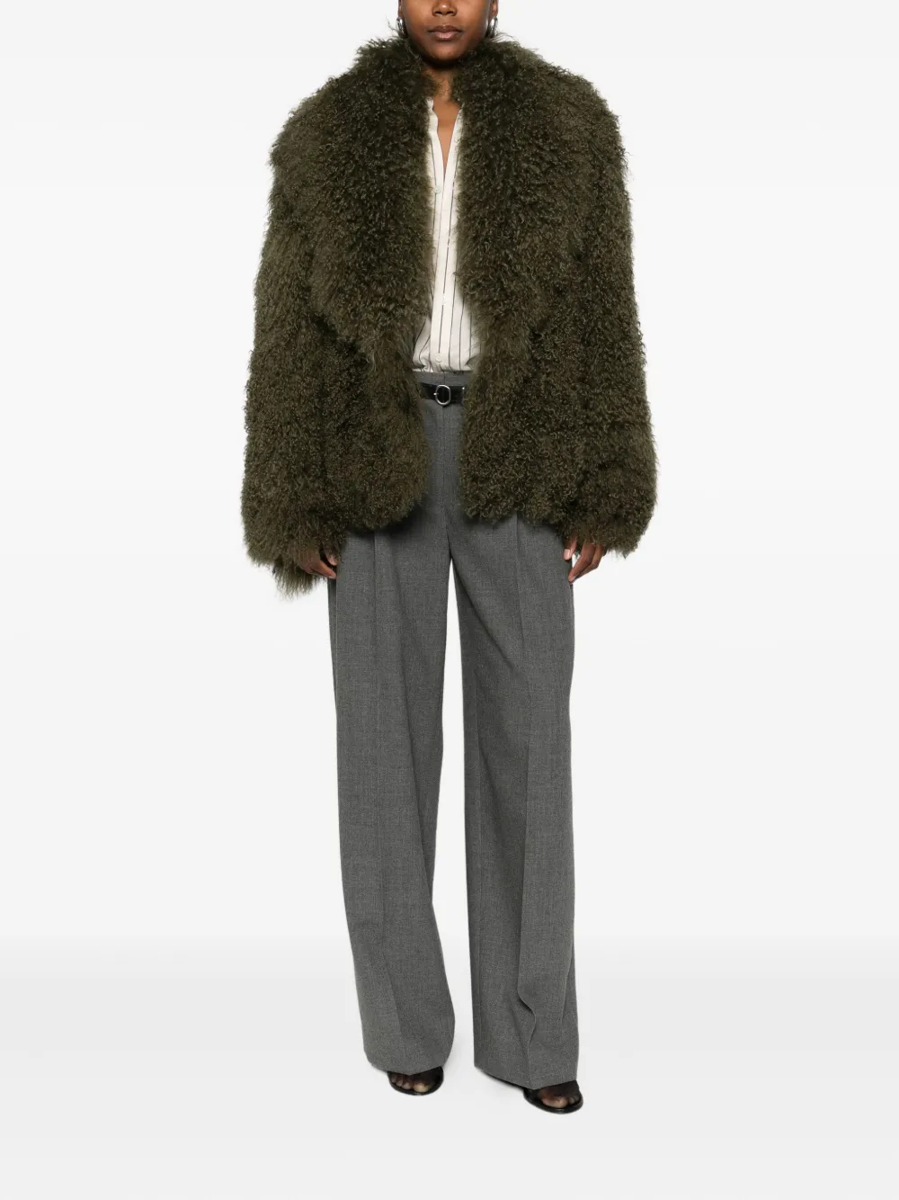 MARKGONG shawl-collar jacket | Faux Fur & Shearling Jackets | Image 2