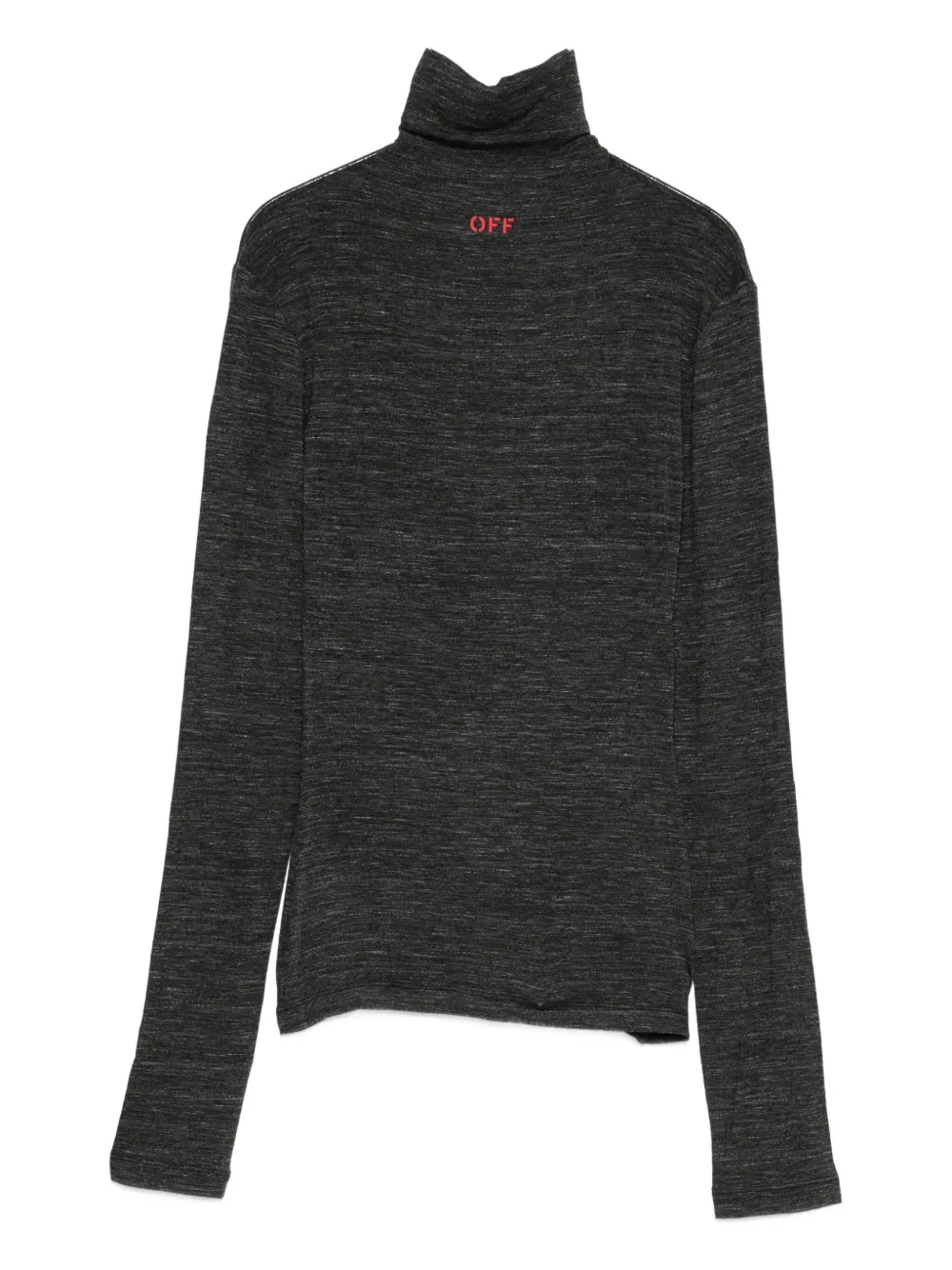 Off-White roll-neck sweater - グレー Off-White roll-neck sweater - グレー