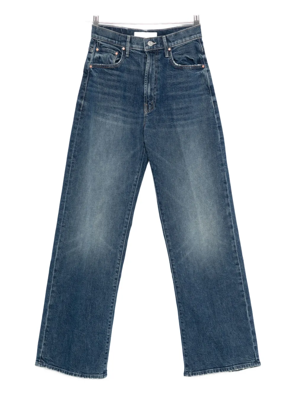 Mother Cotton Jeans In Blue