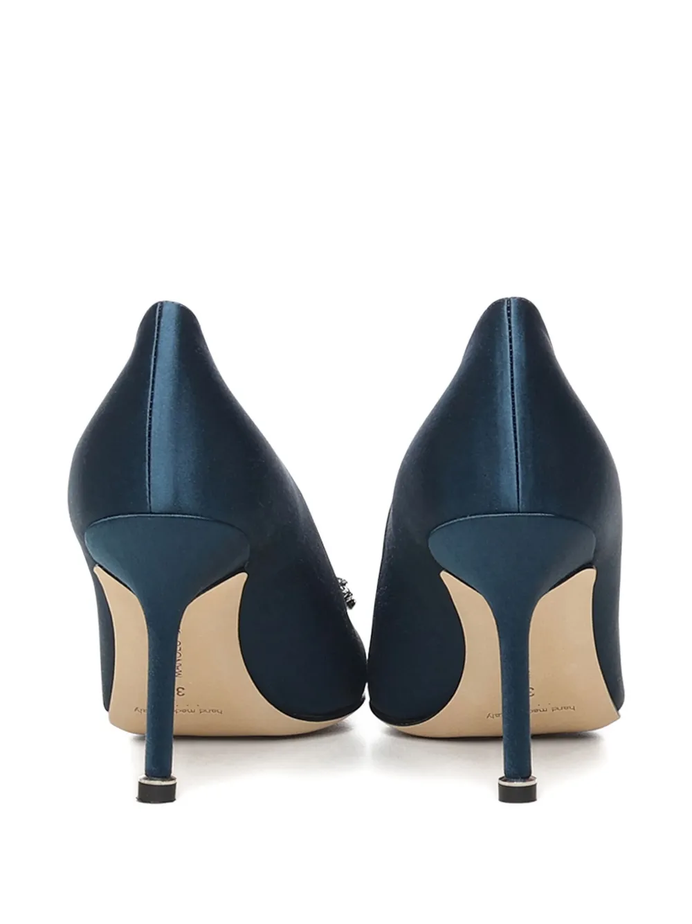 Manolo Blahnik Embellishment Heeled Pumps In Blue